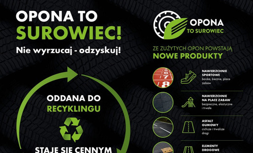 Zdjęcie do Opona to surowiec! Nie wyrzucaj - odzyskuj!